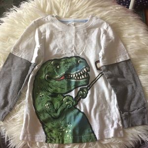 Carter's Dinosaur Thermal Long Sleeve Shirt 4